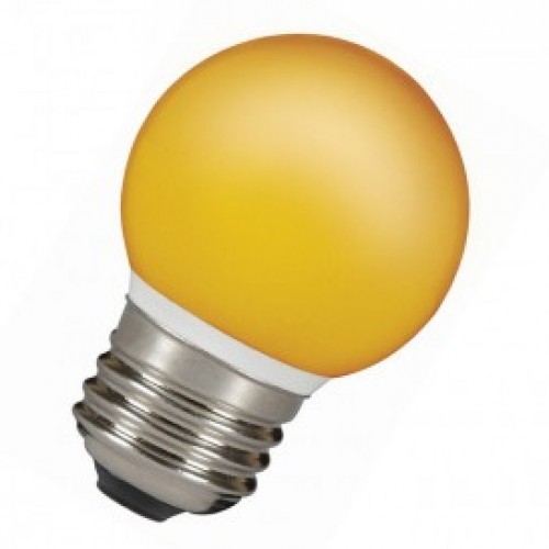 LED spuldze bumbiņa P45 0.5W E27 IP44 (oranža)