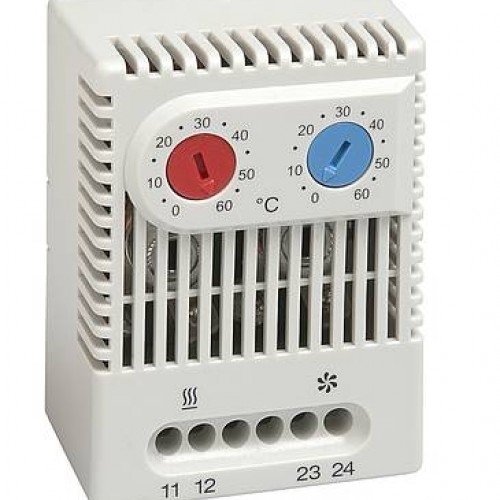 Termoregulators  ZR 011, 0 to +60°C for NC, 0 to +60°C for NO ; IP20 ; approvals CE,UL,VDE,EAC