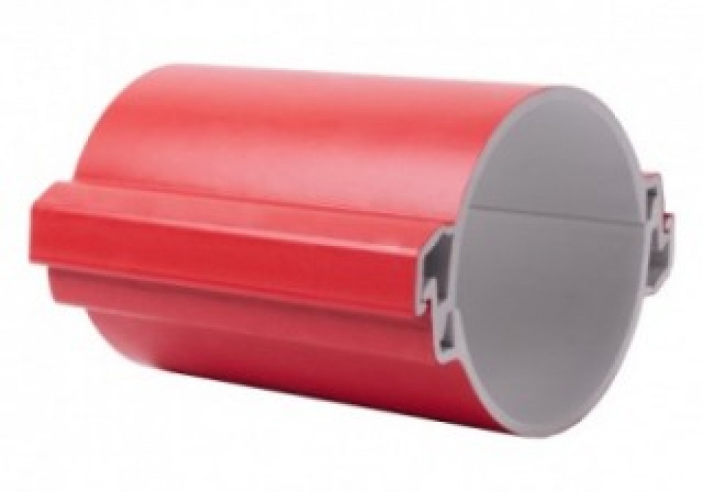 Dalītā caurule D=110mm 750N, PVC 3m (iepak. 162m) sarkana KOPOHALF