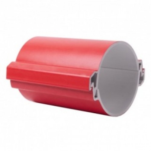 Dalītā caurule D=110mm 750N, PVC 3m (iepak. 162m) sarkana KOPOHALF