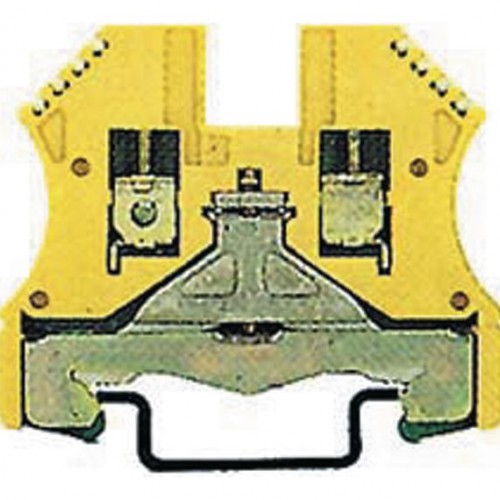 Spaile PE ar skrūvēm, 2.5 mm², 300 A, dzelten/zaļa