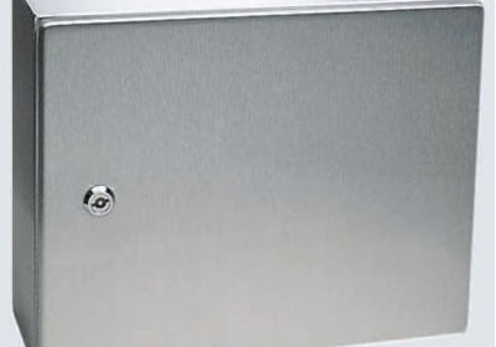 Sadalne BHT=600x600x210mm/IP66 ar montāžas plati, stainless steel
