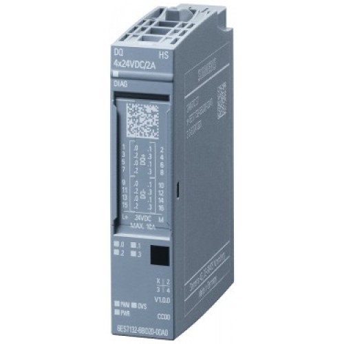 SIMATIC ET 200SP, digitālās izejas modulis, DQ 4x 24 V DC/2A