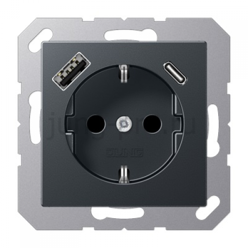 Rozete SCHUKO A1520-15CAANM m.USB Typ AC