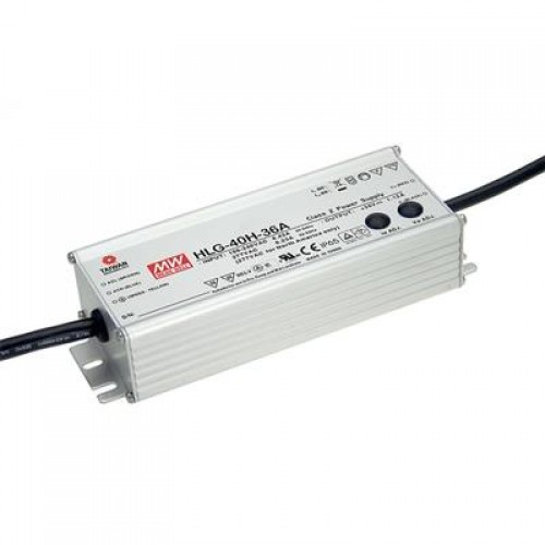 Impulsu barošanas bloks LED 24V 1.67A PFC, kontrolējams IP67