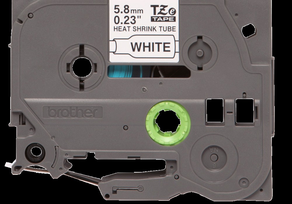 Termo sarūkoša caurule Hse-211 melns teksts uz balta 5.8mm x 1.5m