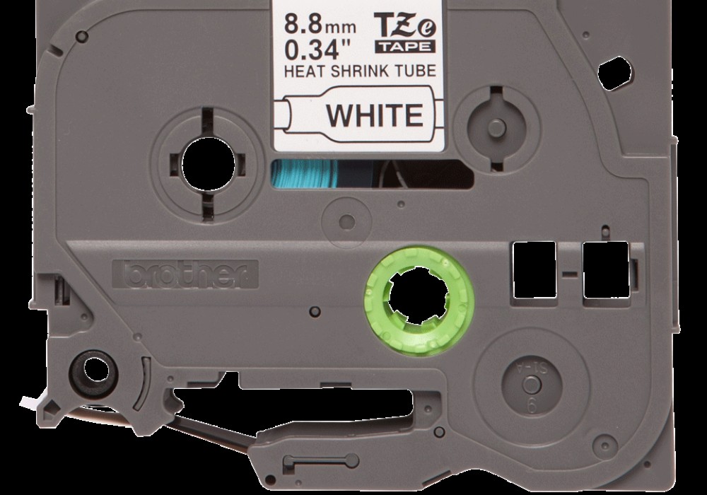 Termo sarūkoša caurule Hse-221 melns teksts uz balta 8.8mm x 1.5m