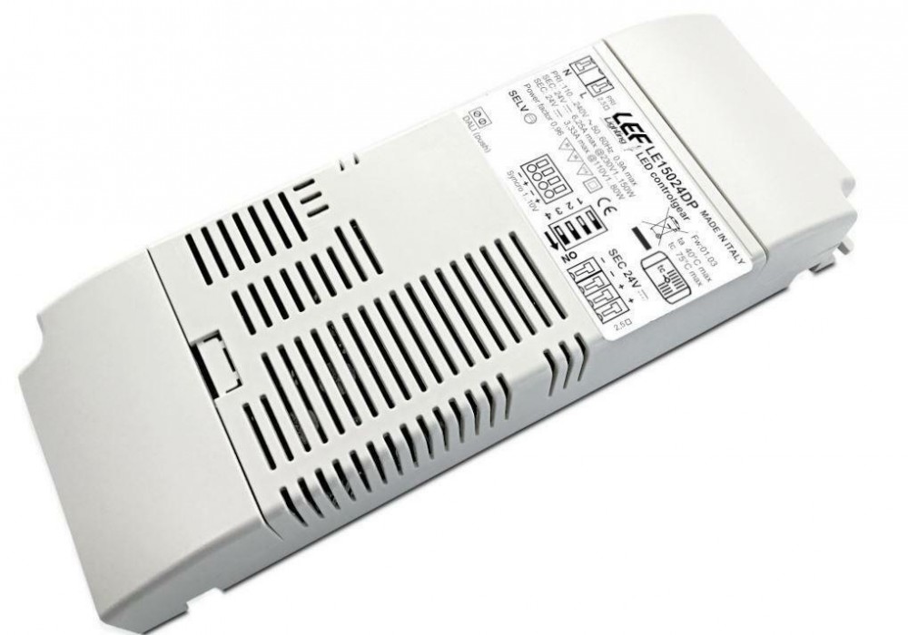 Dimmējams pastāvīgs sprieguma LED barošanas bloks - 150W 24Vdc - IP20