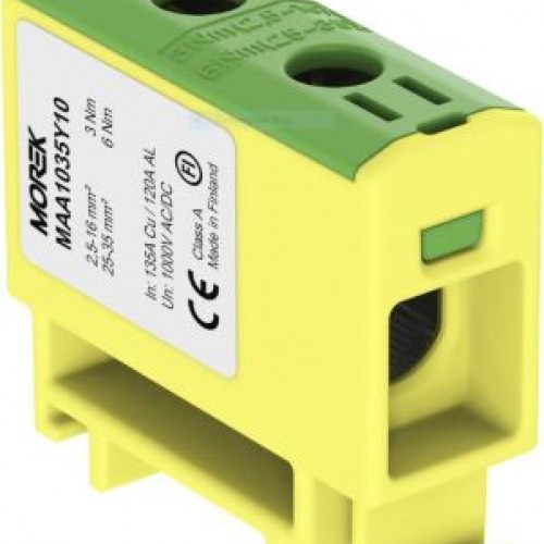 OTL35 spaile dzelteni/zaļa 1XAl/Cu 2,5-35mm² 1000V