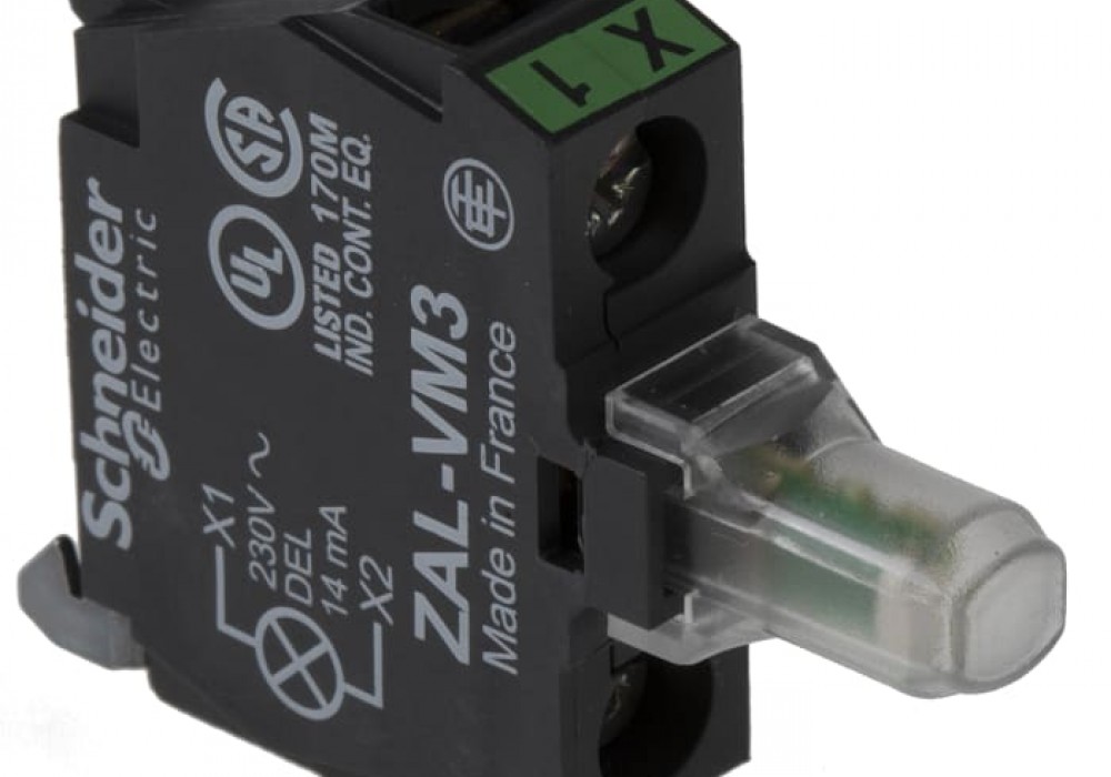 LED indikators 230…240VAC, zaļš