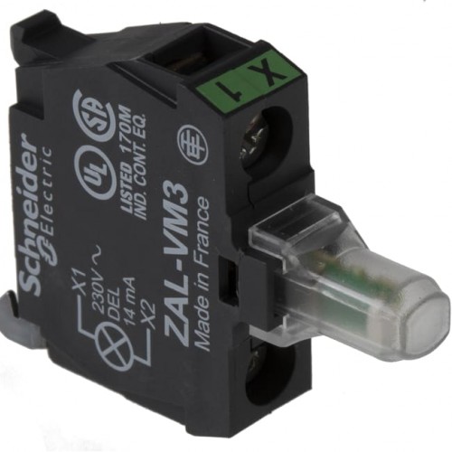 LED indikators 230…240VAC, zaļš