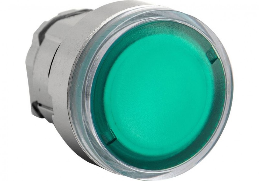 Izgaismota poga bez fiksācijas,LED-zaļa