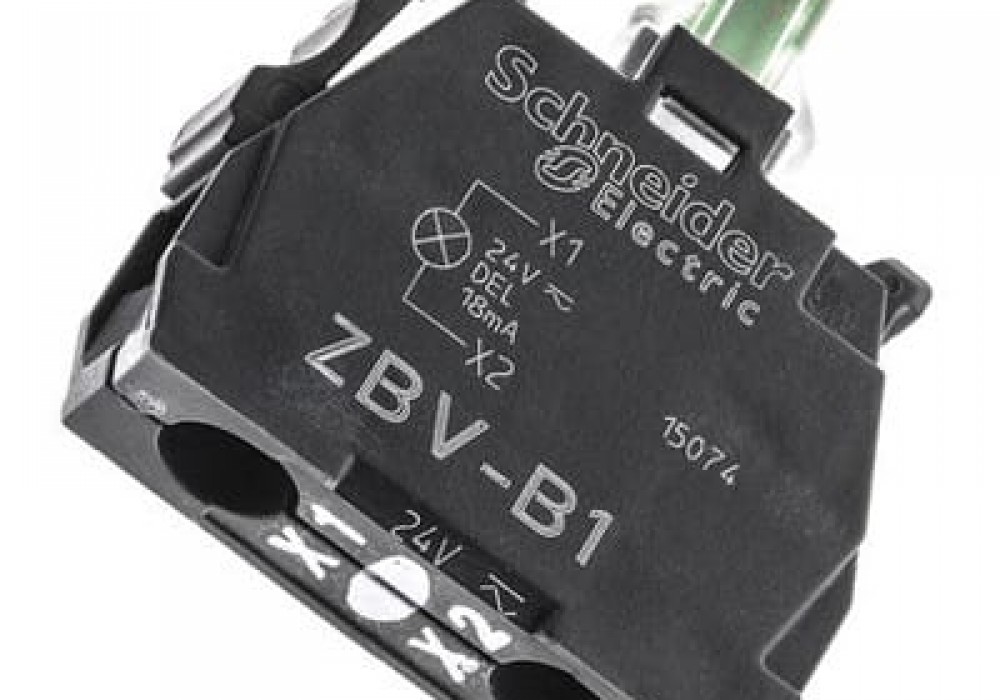 LED indikators 24VAC/DC, balts